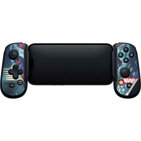 Marvel Spiderman Spiderman Armor MK IV Backbone One for iPhone Game Controller Skin